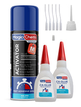 CA Glue with Activator (2 x 0.8 oz + 6.7 fl oz) - Magicchems