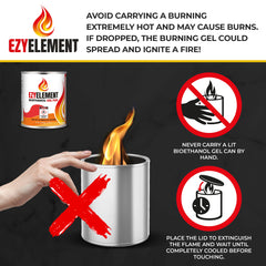 EzyElement Bioethanol Gel Fuel 24 pack