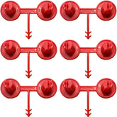 Red Nozzle Set (1-2)(Vertical - Horizontal) for Spray Foam Gun