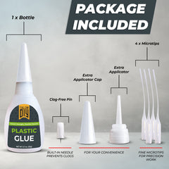 Plastic Glue 4 pack