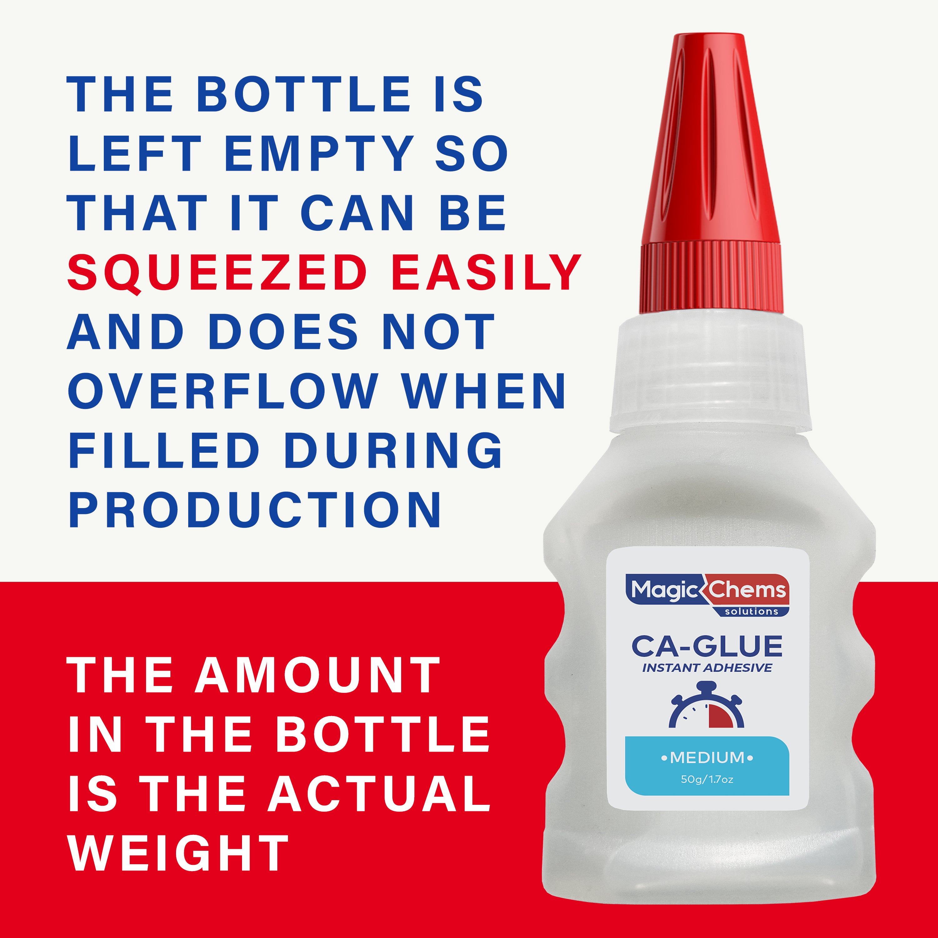 CA Glue with Activator (2 x 1.7 oz + 13.5 fl oz) - Magicchems