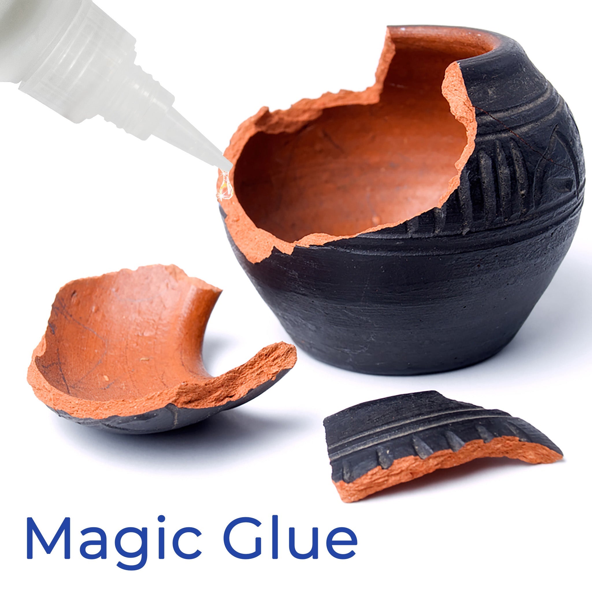 CA Glue with Activator (2 x 3.5 oz + 16.9 fl oz) - Magicchems