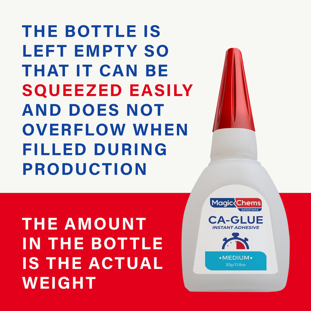 CA Glue with Activator (2 x 0.8 oz + 6.7 fl oz) - Magicchems