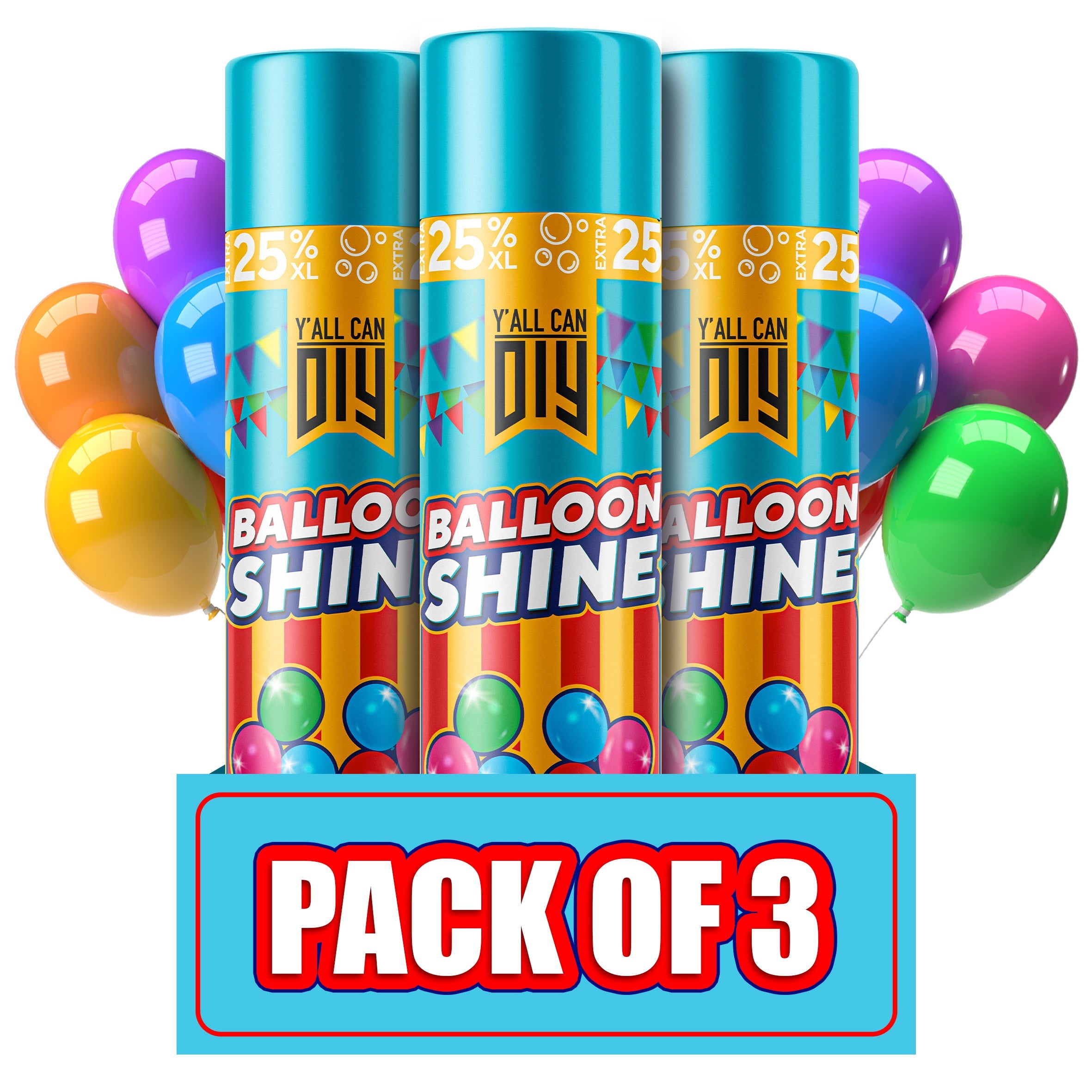 Balloon Shine Spray 3 pack