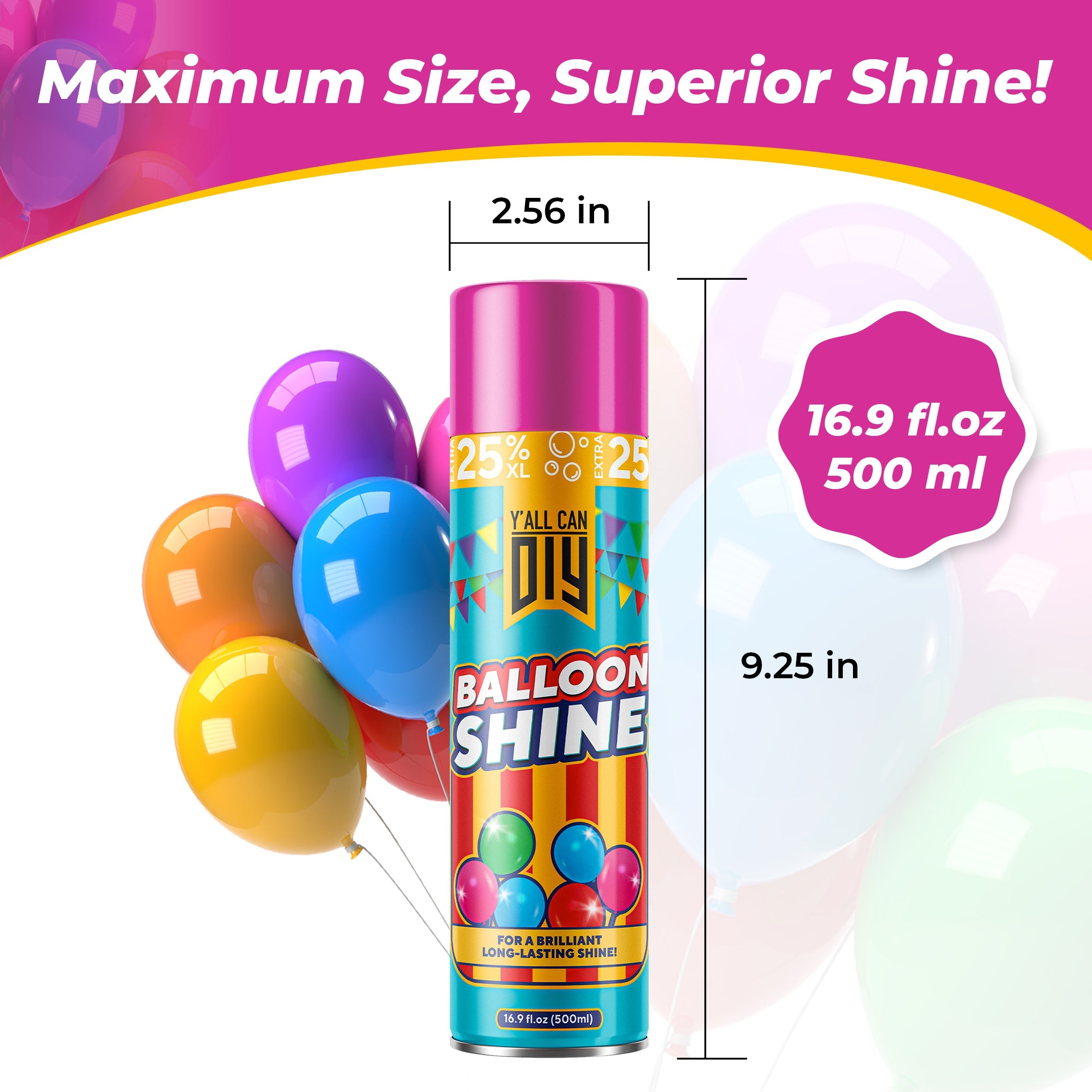 Balloon Shine Spray 2 pack