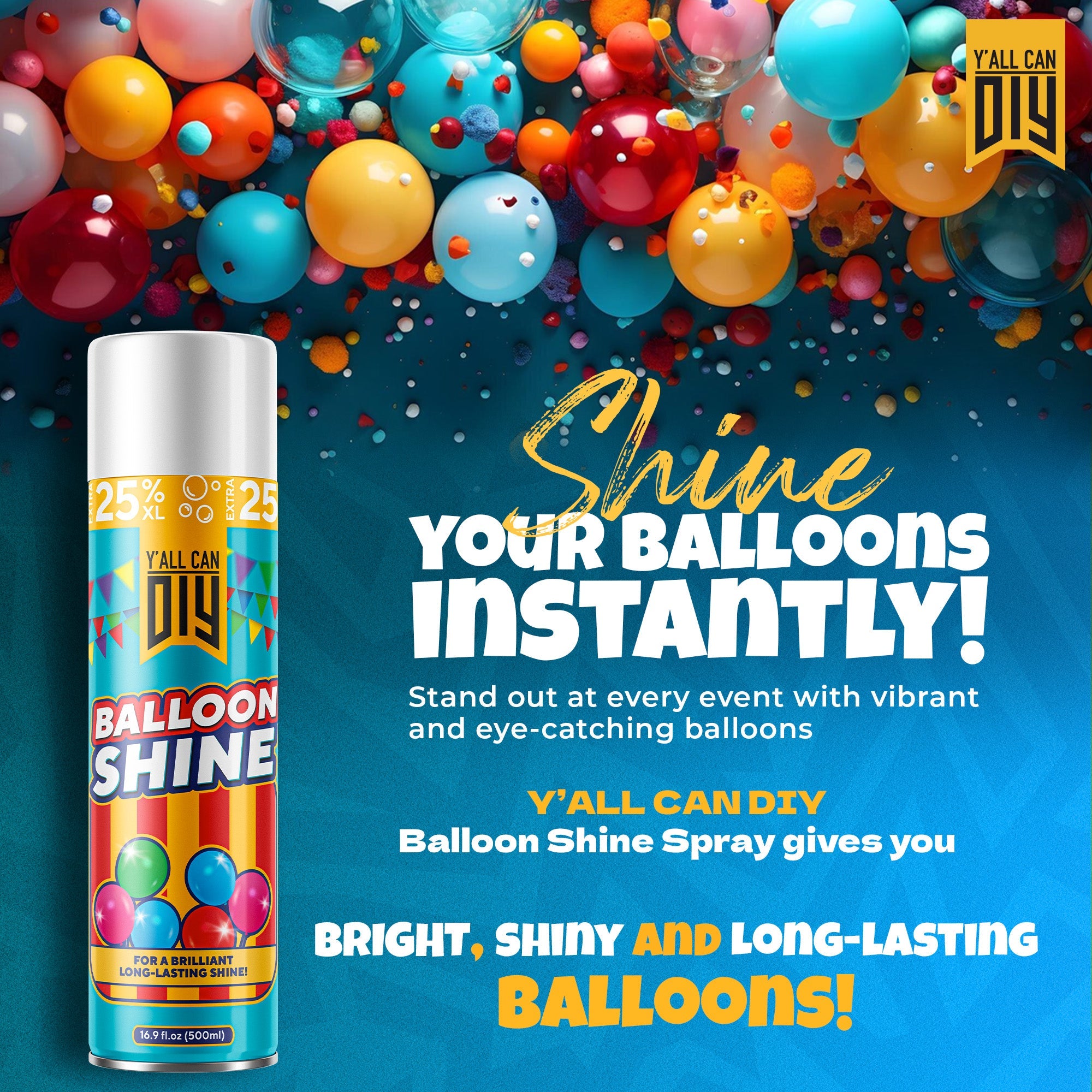 Balloon Shine Spray 3 pack