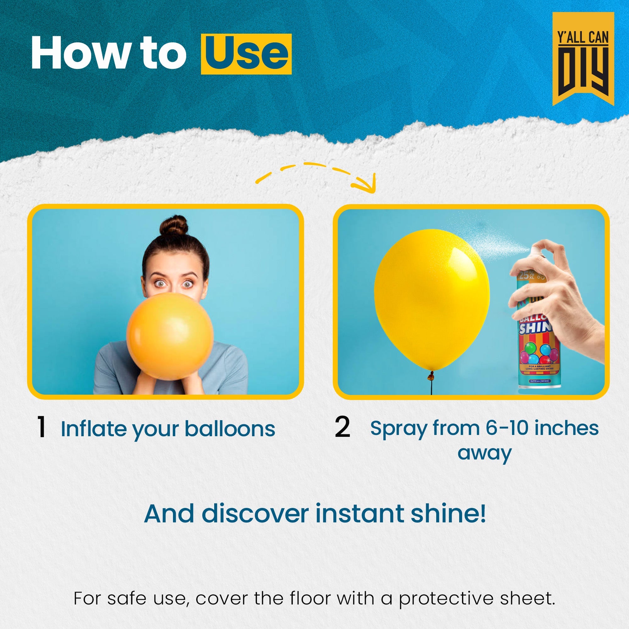 Balloon Shine Spray 3 pack