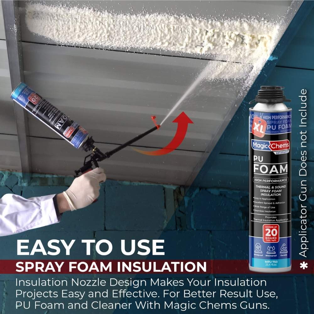 Spray Foam Insulation Can -25.4 oz - Magicchems