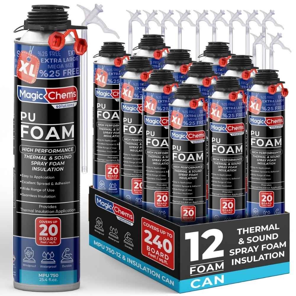 Spray Foam Insulation Can -25.4 oz - Magicchems