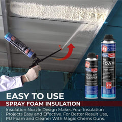 Spray Foam Insulation Kit - 25.4 oz - Magicchems