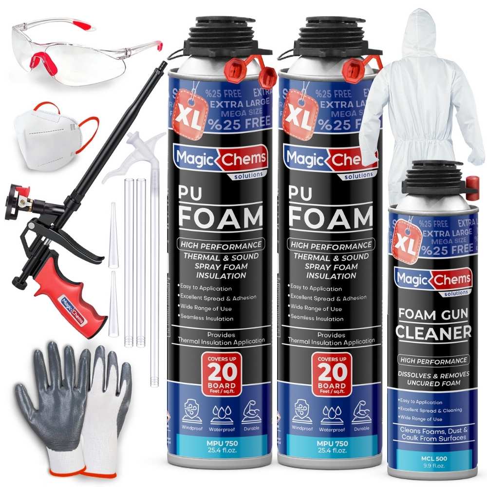 Spray Foam Insulation Kit - 25.4 oz - Magicchems