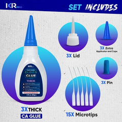 CA Glue Thick Viscosity Kit (3x1.75 oz.)