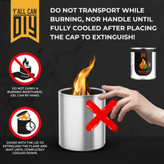 Y'allCanDIY Bioethanol Gel Fuel 8 pack